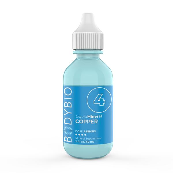 Liquid Minerals 4oz Copper Supplement - Supports Joint Health & Energy - Ideal for Athletes & Active Lifestyles