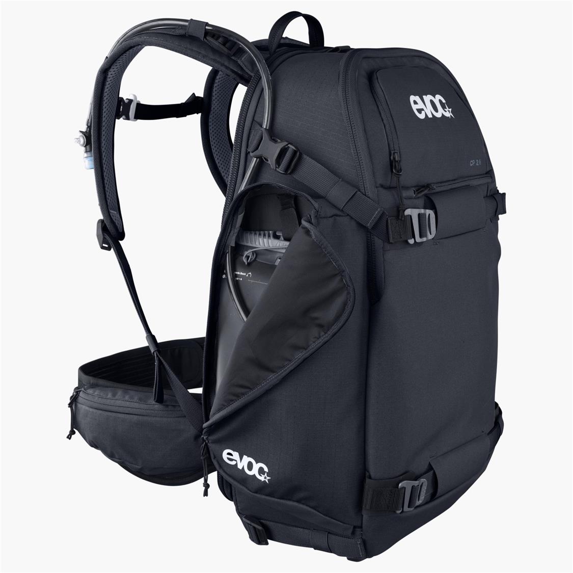 Evoc CP 26 Professional Camera Backpack (SS25) - Waterproof DSLR Bag for Photographers - Perfect for Travel, Hiking & Outdoor Photography Gear Protection