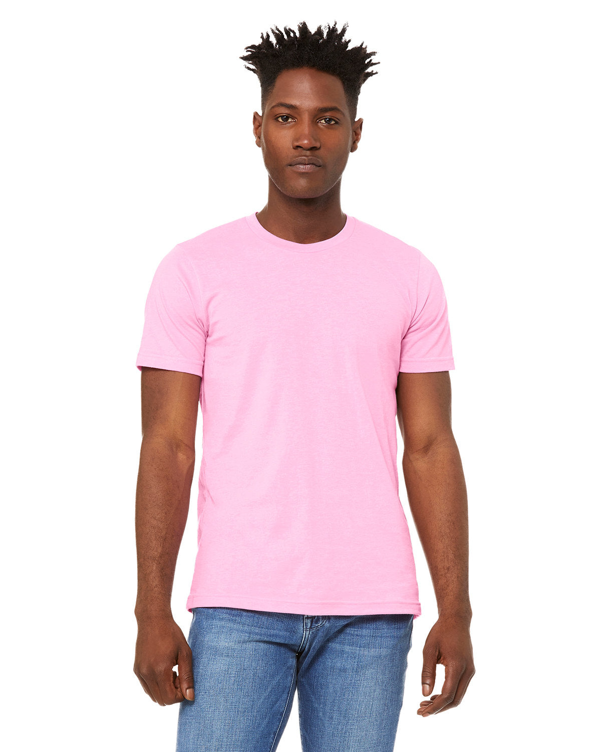 Bella + Canvas 3001CVC Unisex Heather CVC Crew Neck T-Shirt - Soft Cotton Blend Tee for Men & Women - Perfect for Casual Wear, Screen Printing & Everyday Comfort