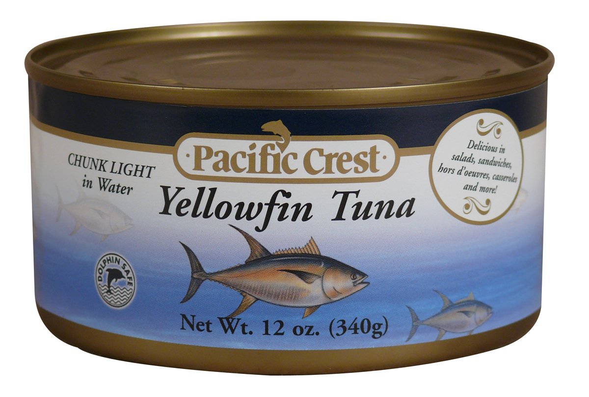 Premium Chunk Light Yellowfin Tuna in Water - 12 oz Cans (Pack of 24) | Wild Caught, High Protein, Keto & Paleo Friendly | Perfect for Salads, Sandwiches & Emergency Food Storage