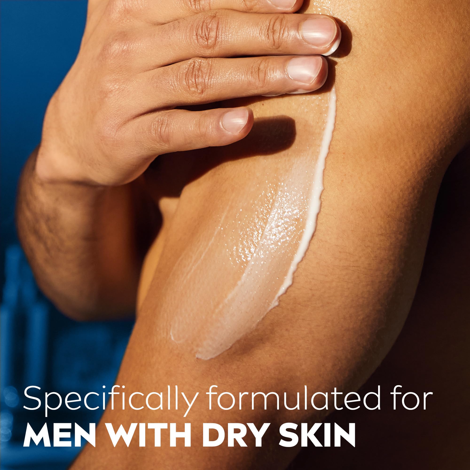 NIVEA MEN Maximum Hydration 48-Hour Moisturizing Body Lotion for Dry Skin - Aloe Vera Enriched 3-in-1 Lotion for Face, Body & Hands - Dermatologist Tested 16.9 Fl Oz - Perfect for Post-Shave & Daily Skincare Routine