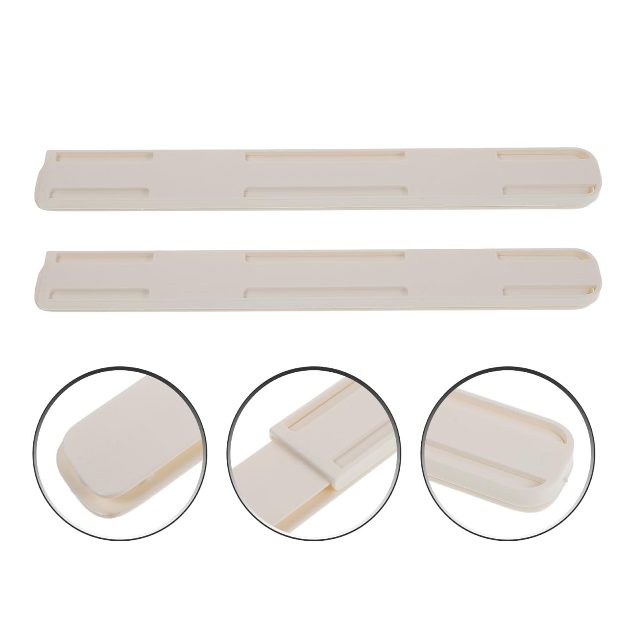 1 Set Self-Adhesive Heavy Duty Ball Bearing Drawer Slides - Full Extension Cabinet Guide Rails for Dressers, Cabinets & Furniture (White) | Smooth Gliding, Easy Installation, Durable Replacement Hardware for Home Organization