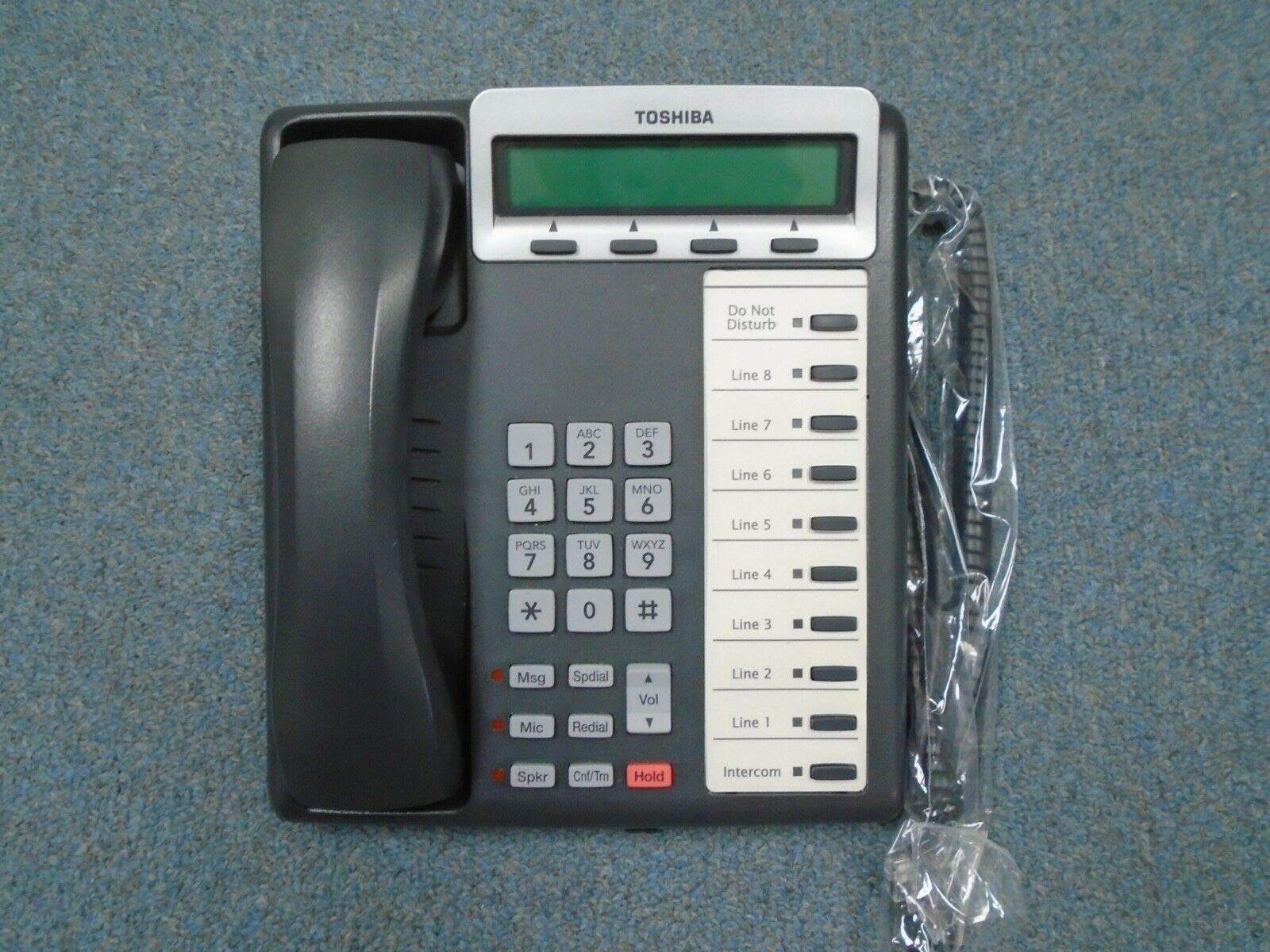 Toshiba DKT3210-SD 10-Button Speakerphone with LCD Display - Ideal for Office, Home, and Business Communication