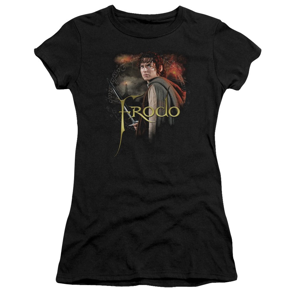 Lord of the Rings Frodo T-Shirt for Women - Black | Movie Fan Gift