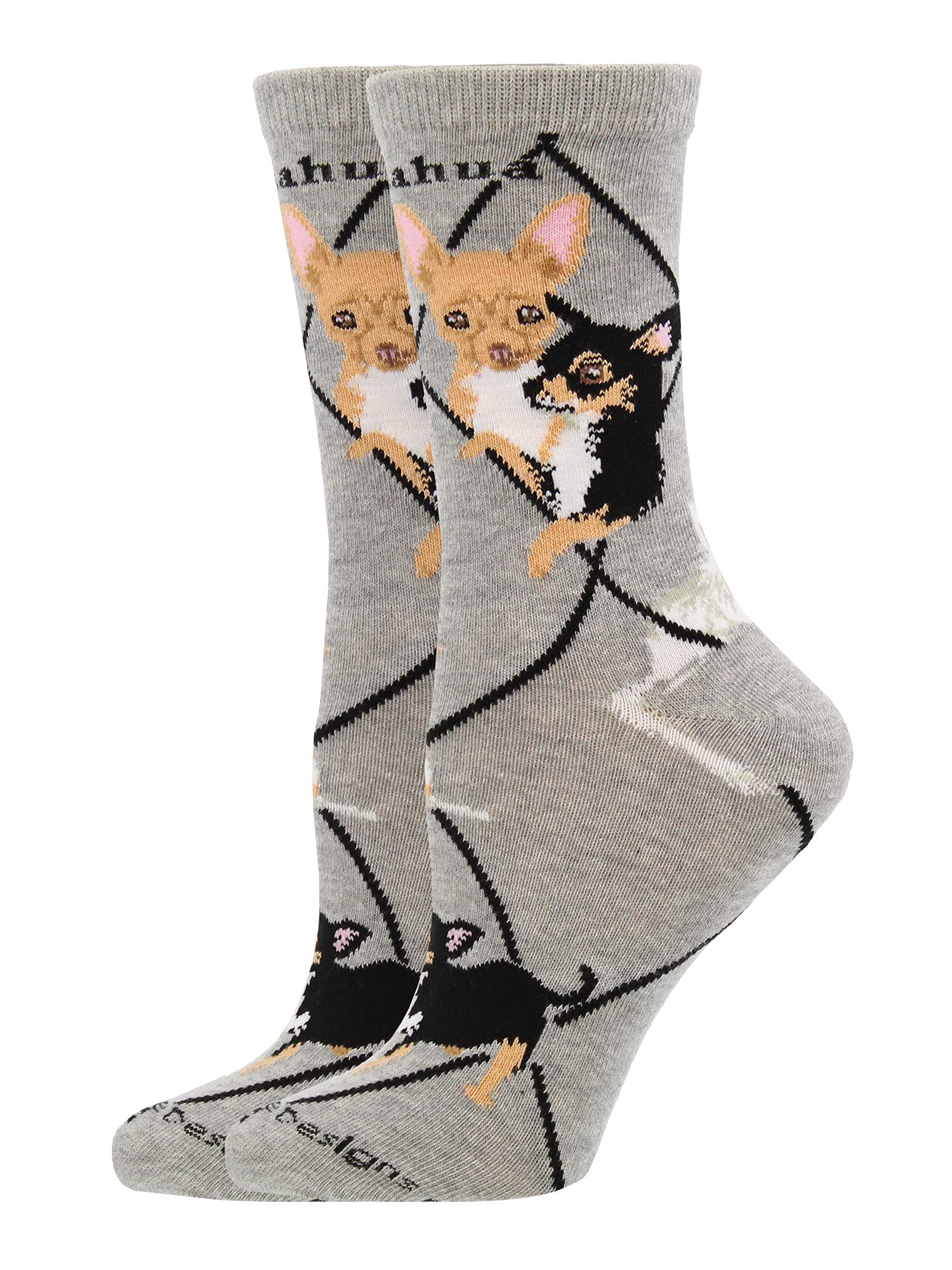 Cute Chihuahua Dog Socks for Women - Funny Animal Lover Gift - Perfect for Dog Owners, Pet Lovers & Christmas Presents - Cozy Homewear & Casual Outfit Accessory