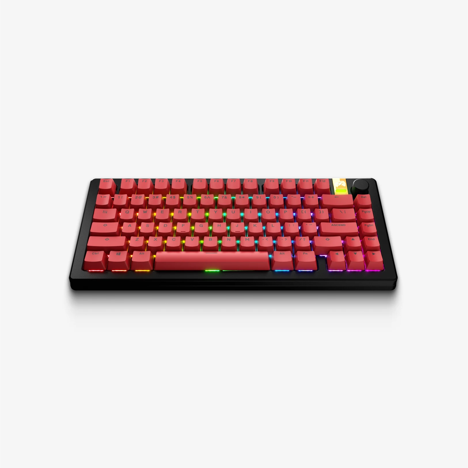 GPBT Revive Red Keycaps - 104 PBT Dye-Sublimation Keycap Set for Mechanical Keyboards (Cherry MX, Gateron, Kailh) - Perfect for Gaming, Typing & Custom Builds