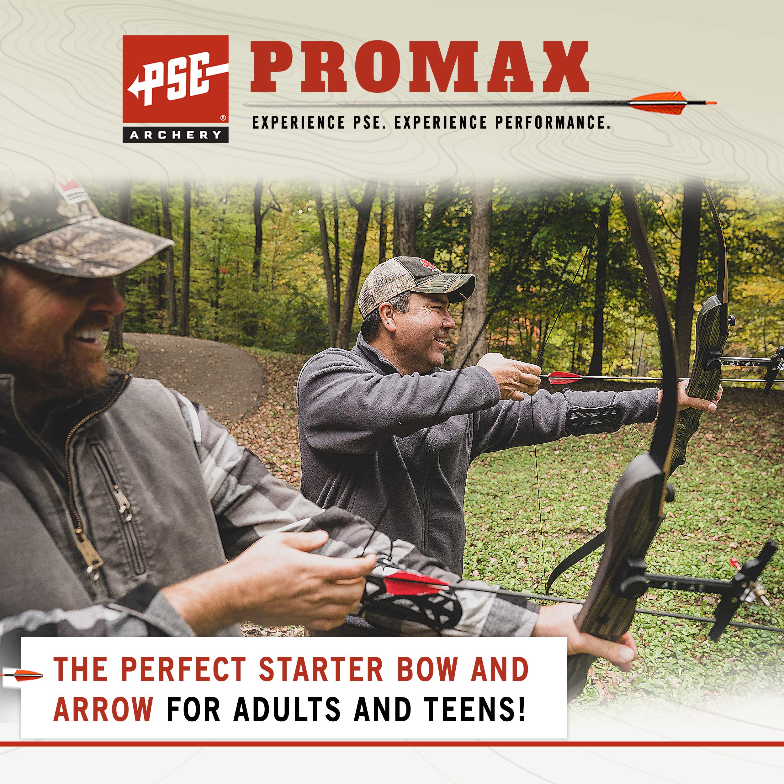 PSE Archery Pro Max Traditional Takedown Recurve Bow Set - 60