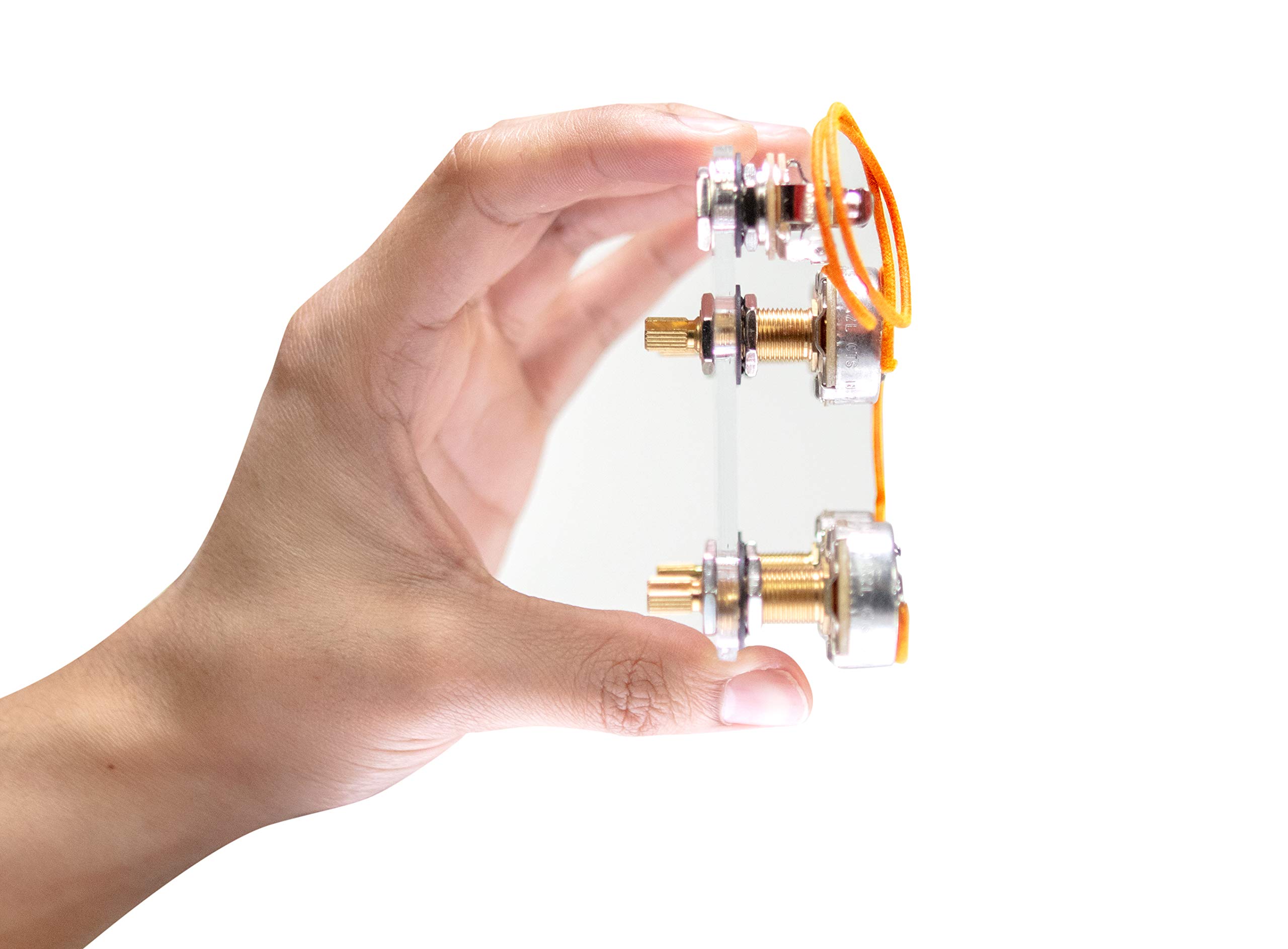 Premium 920D Custom Les Paul Wiring Harness Kit with 4 Long Shaft Pots - Perfect for Guitar Upgrades & DIY Repairs | Compatible with Gibson, Epiphone & Electric Guitar Mods