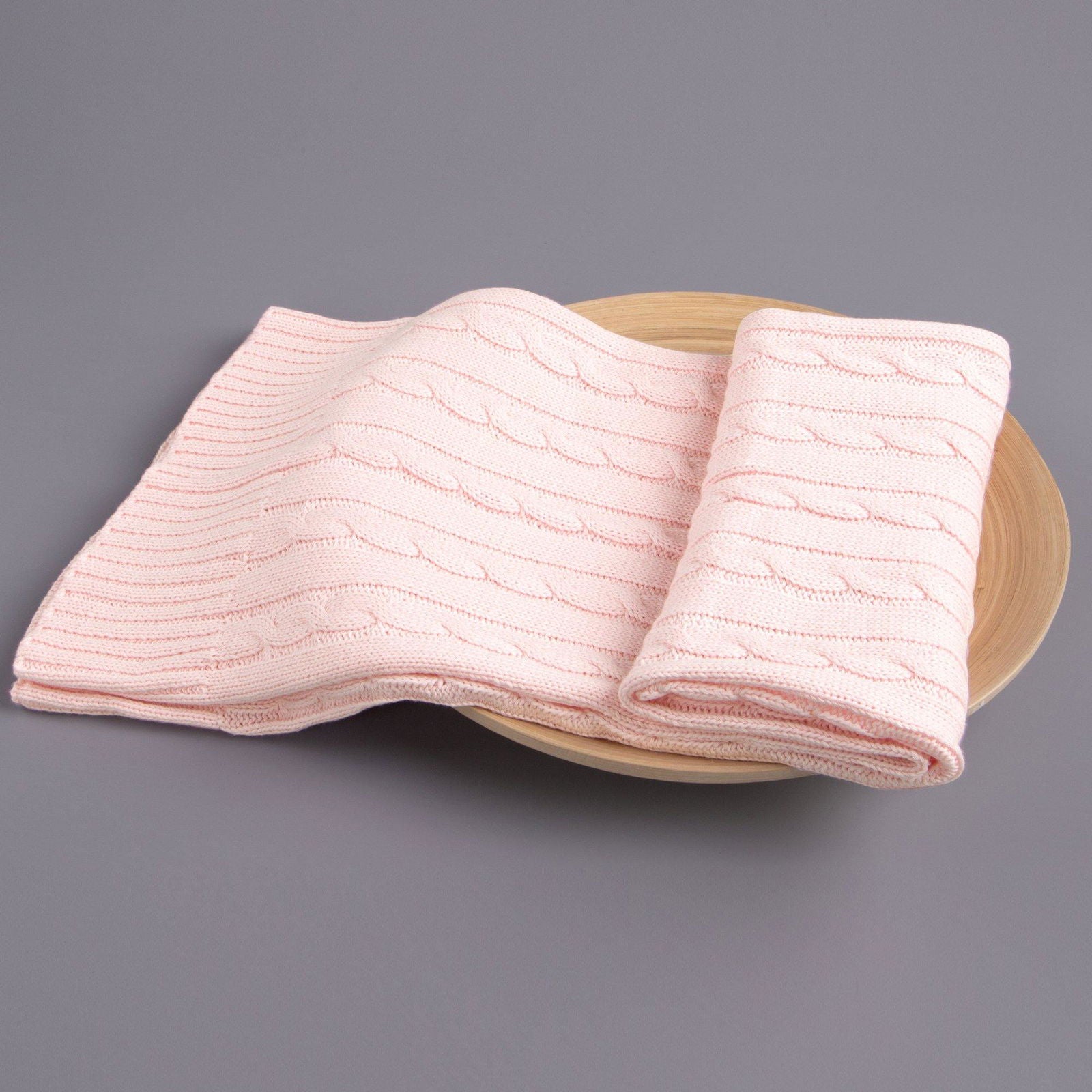 NTBAY Soft Cotton Cable Knit Baby Blanket for Toddlers - Cozy & Breathable Nursery Blanket for Boys & Girls - Perfect for Crib, Stroller, and Snuggling