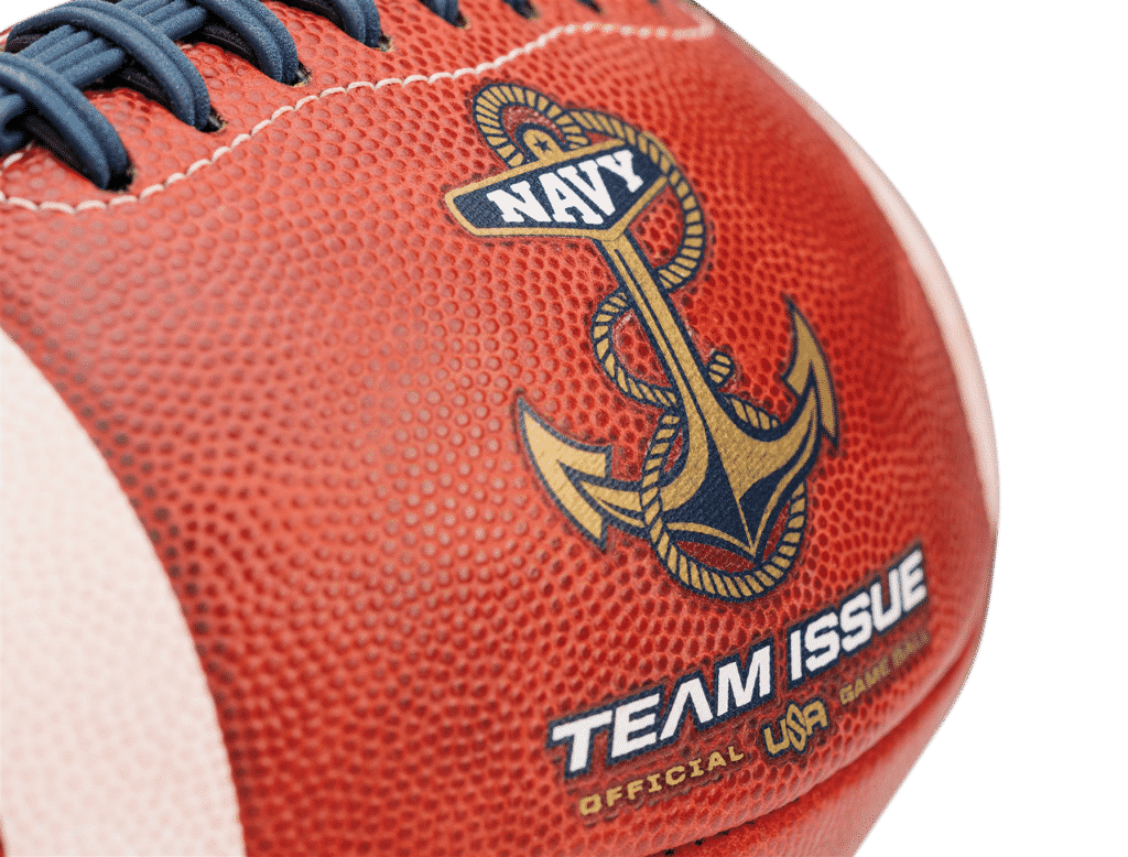 Official Navy Midshipmen Team Issue Game Model Football - Perfect for Game Day, College Decor & Sports Memorabilia Collection