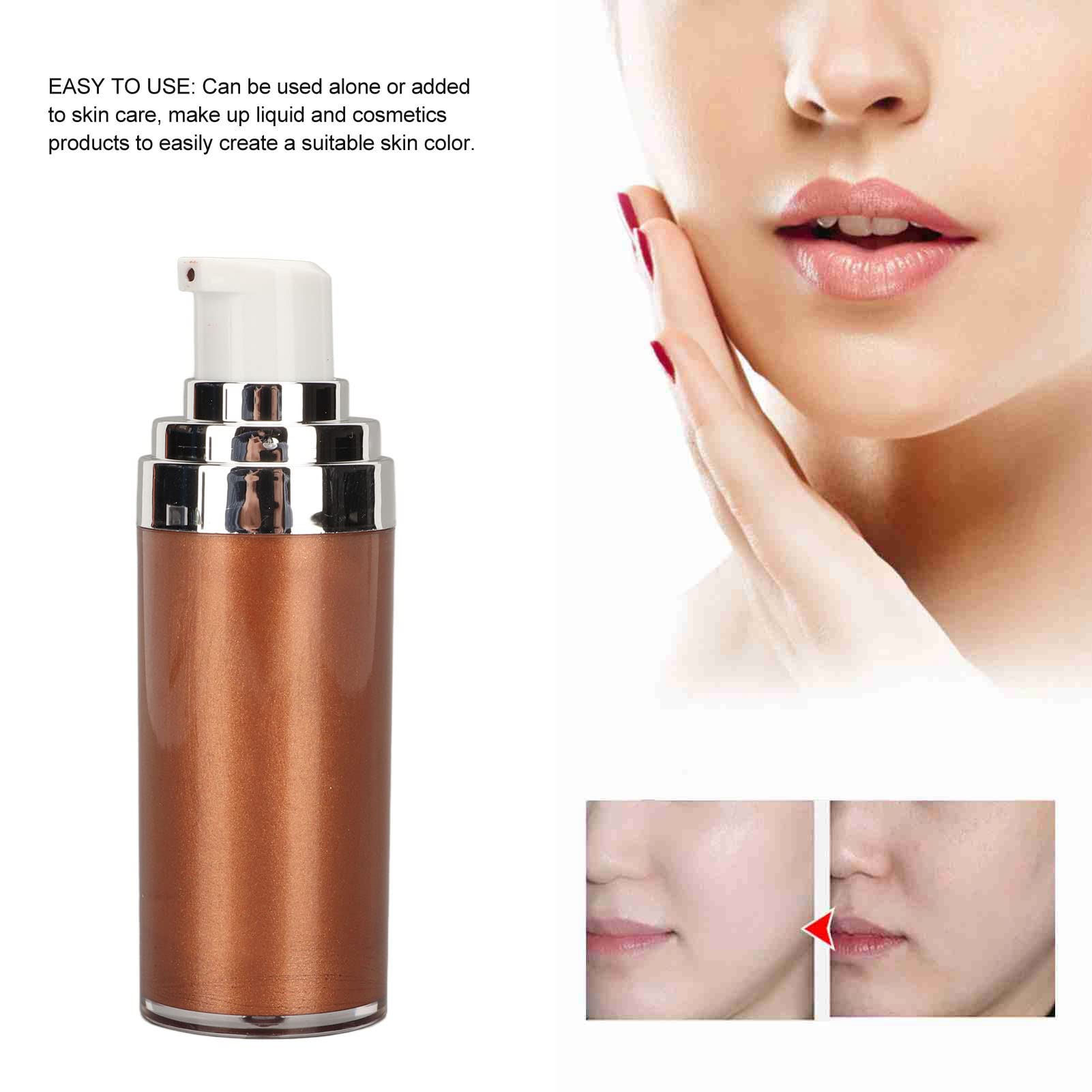 20ml Body Glitter Cream - Skin Firming, Wrinkle Filling & Moisturizing Serum | Non-Staining, Portable Design | Golden Brown (#04) for Full Body Makeup & Glow | Perfect for Parties, Festivals & Special Occasions
