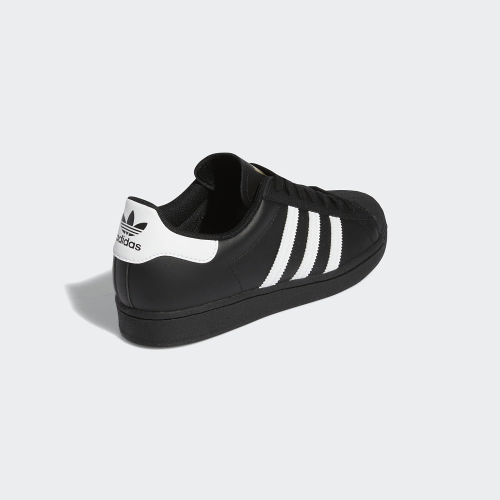 adidas Men's Superstar ADV Sneakers - Core Black/FTWR White - Size 12 US | Classic Casual Shoes for Streetwear & Everyday Comfort