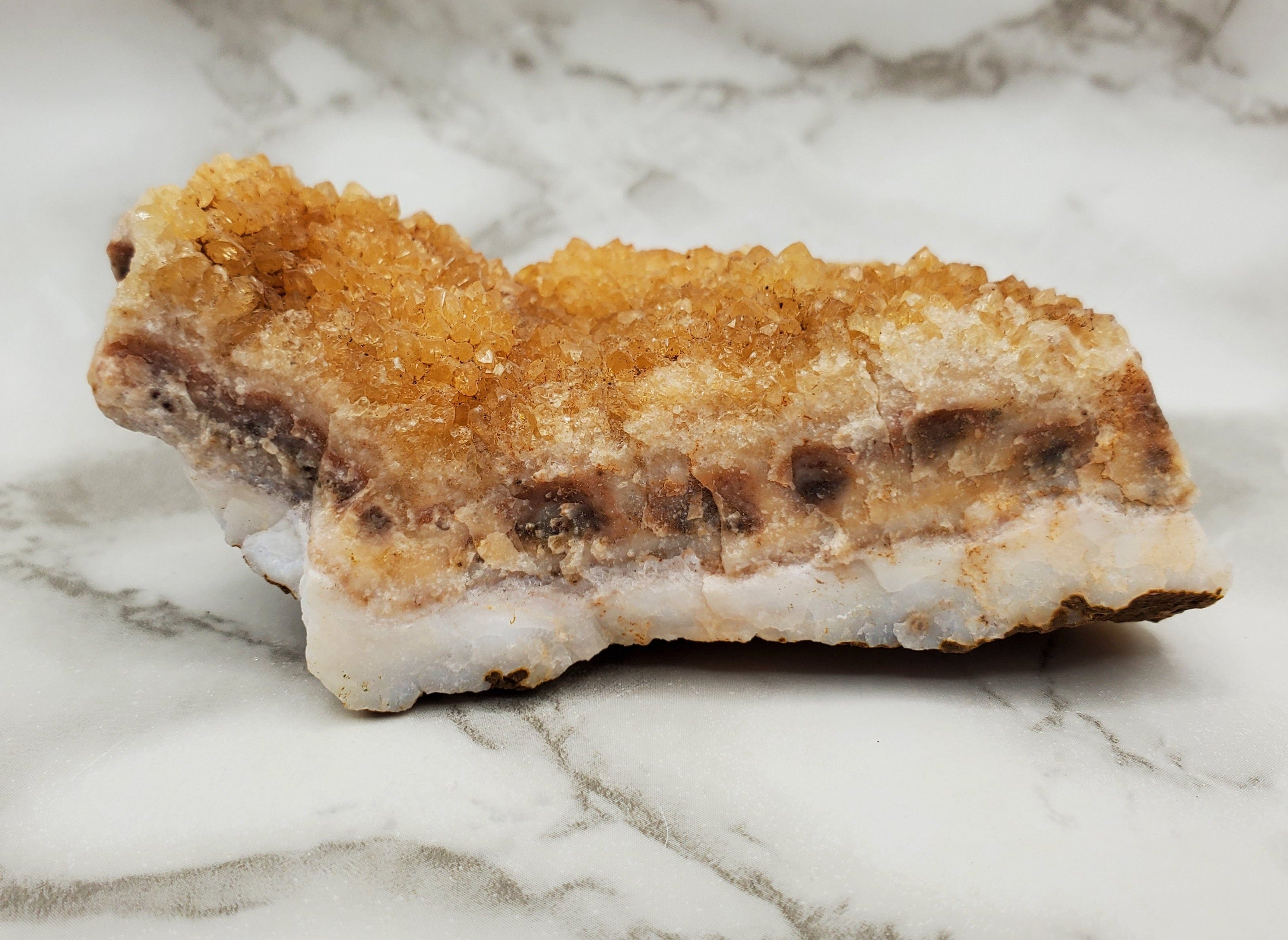 Natural Citrine Crystal Cluster - 72g Raw Citrine Stone for Healing, Meditation & Energy Work | Home Decor, Reiki, Feng Shui, Gift Idea