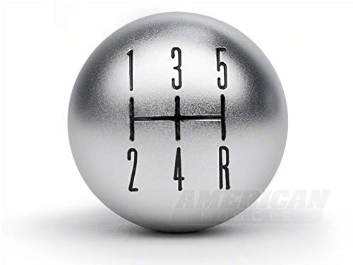 2010 Style Satin Shift Knob for 05-10 Mustang GT & V6 - Perfect for Enhanced Driving Experience