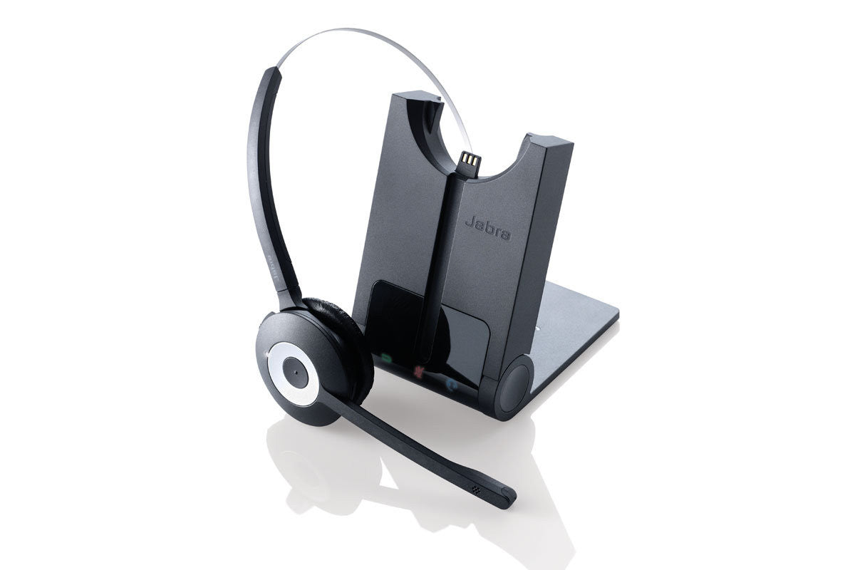 Jabra PRO 920 Wireless Headset with Noise Cancellation - Bluetooth Office Headphones for Business Calls & Online Meetings (UK/HK/SG Version) - Perfect for Remote Work, Home Office & Customer Service