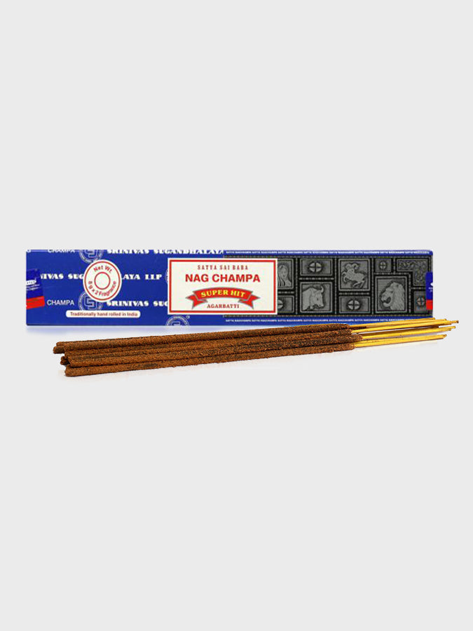 Satya Nag Champa Incense Sticks 15g Box - Premium Aromatic Sticks for Meditation, Yoga & Home Fragrance