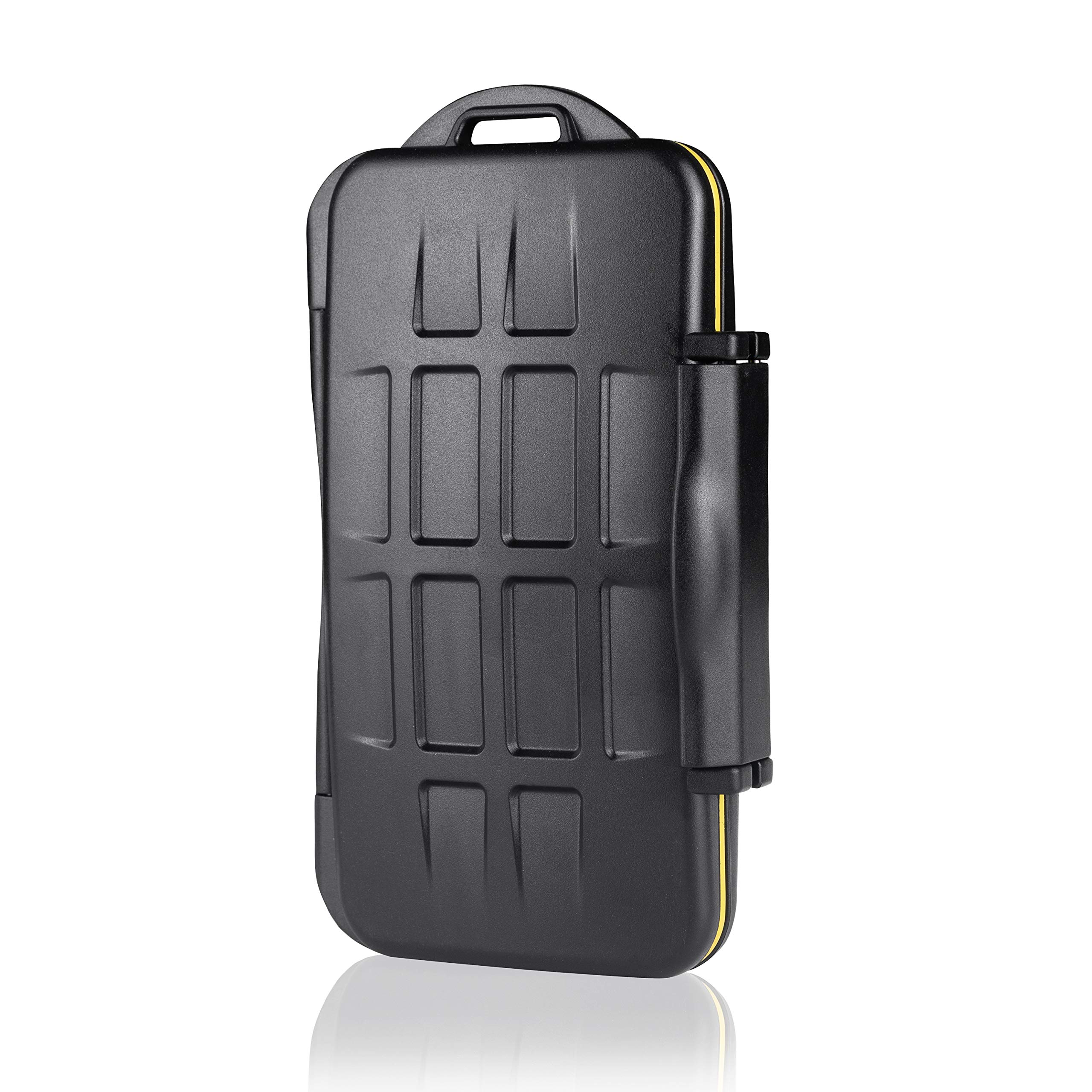 Ares Foto® MC-CF6 Memory Card Case - Secure Storage for 6 Compact Flash Cards | Waterproof & Shockproof Design | Perfect for Photographers & Videographers on the Go