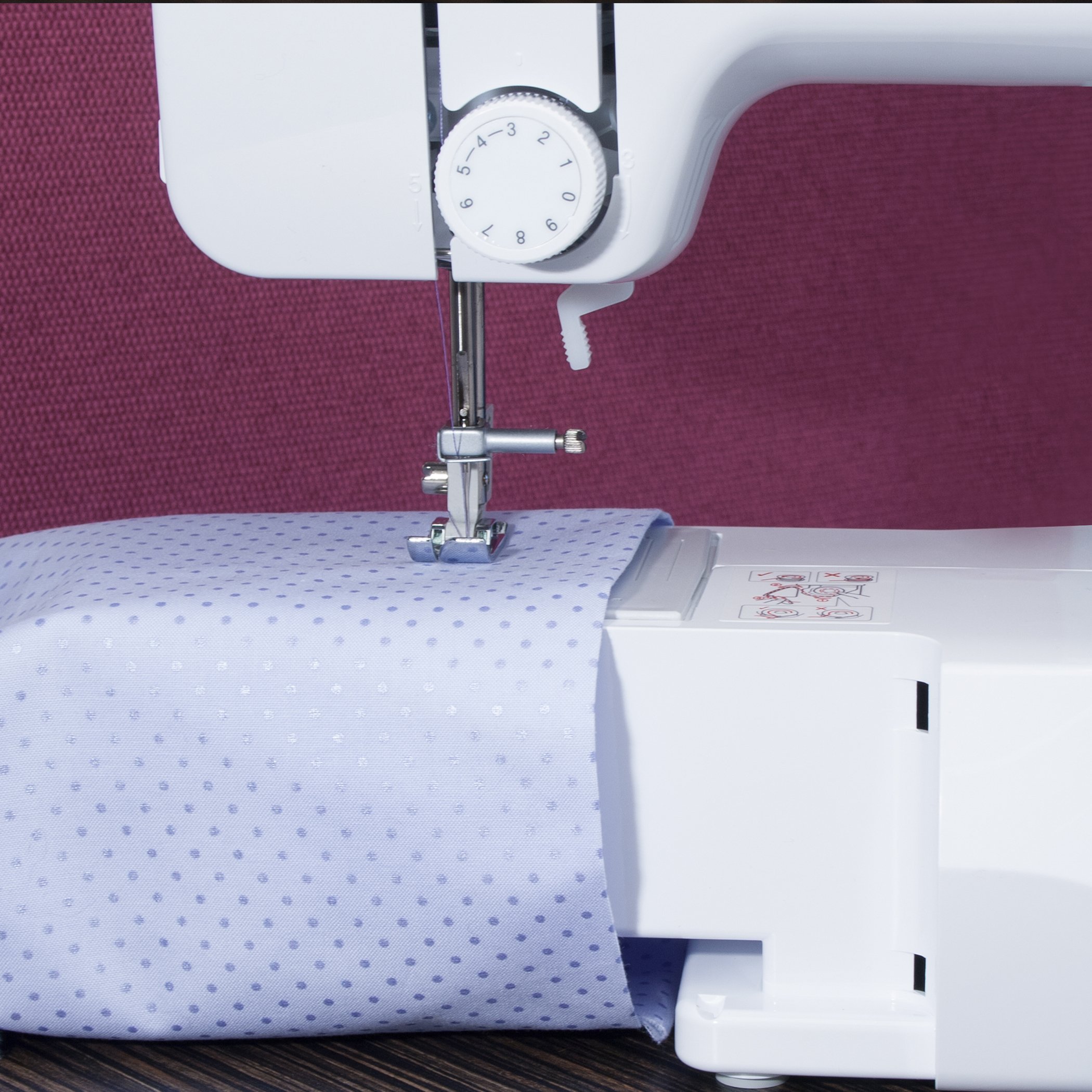 Brother XM1010 Sewing Machine with 10 Built-in Stitches & 4 Included Sewing Feet - Perfect for Home DIY, Quilting, Dressmaking & Craft Projects