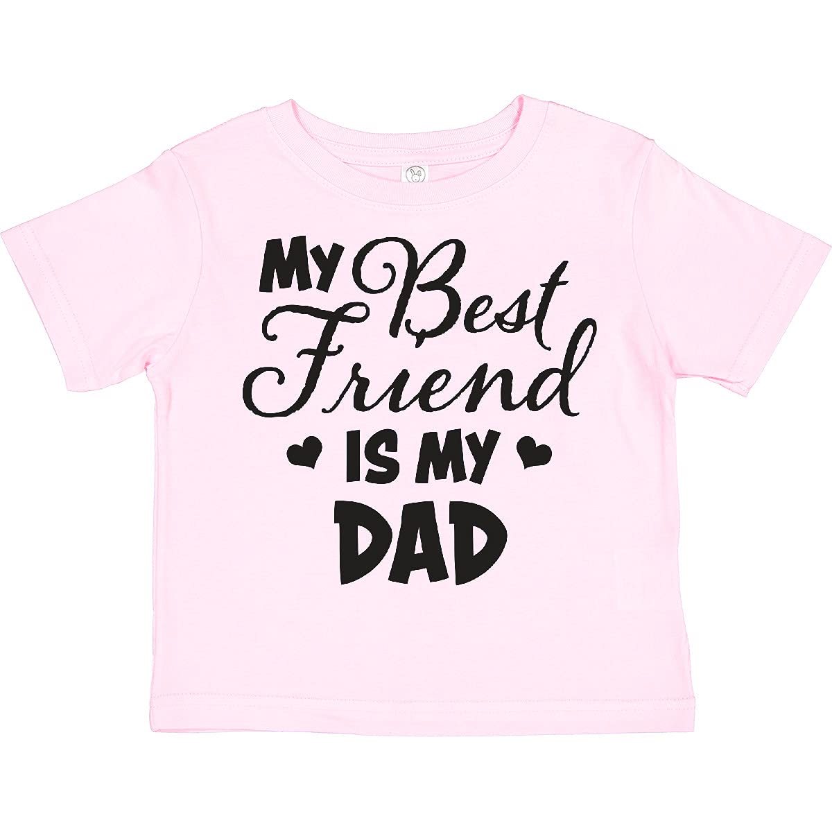 My Best Friend is My Dad with Hearts Toddler T-Shirt - Perfect for Father's Day, Family Outings, and Playdates