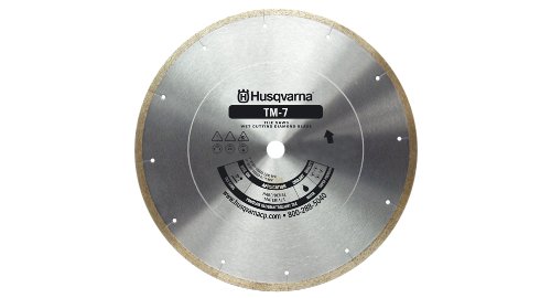 Husqvarna 542761282 TM7 7-Inch Porcelain Tile Blade - 0.060-Inch Thickness for Professional Tile Cutting - Perfect for Bathroom, Kitchen & Floor Renovations