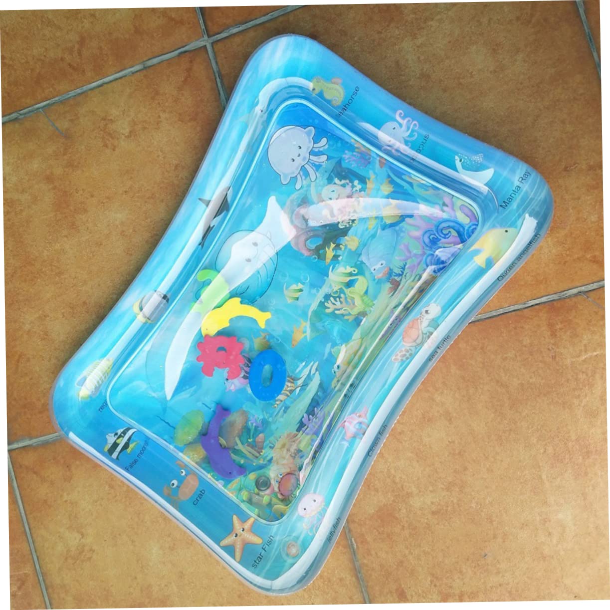 HEMOTON Inflatable Water Play Mat - Creative Crawling Pad for Kids, Non-Slip Water Cushion Toy for Toddlers, Fun Outdoor & Indoor Activity for Summer Backyard, Pool, Beach Play