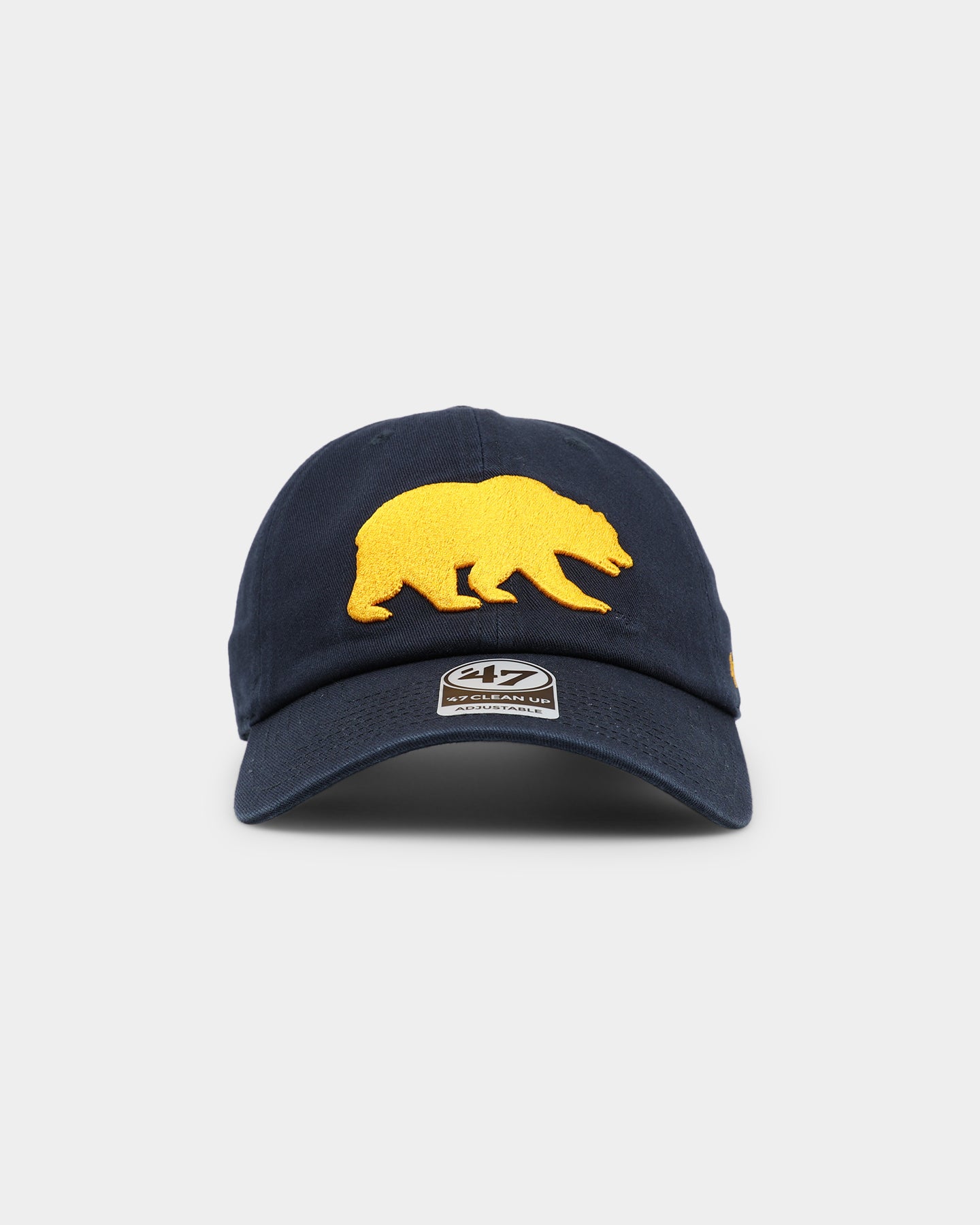 47 Brand California Berkeley Golden Bears VI '47 Clean Up Strapback Adjustable Baseball Cap - Navy Blue - Perfect for Game Day, College Pride & Casual Wear