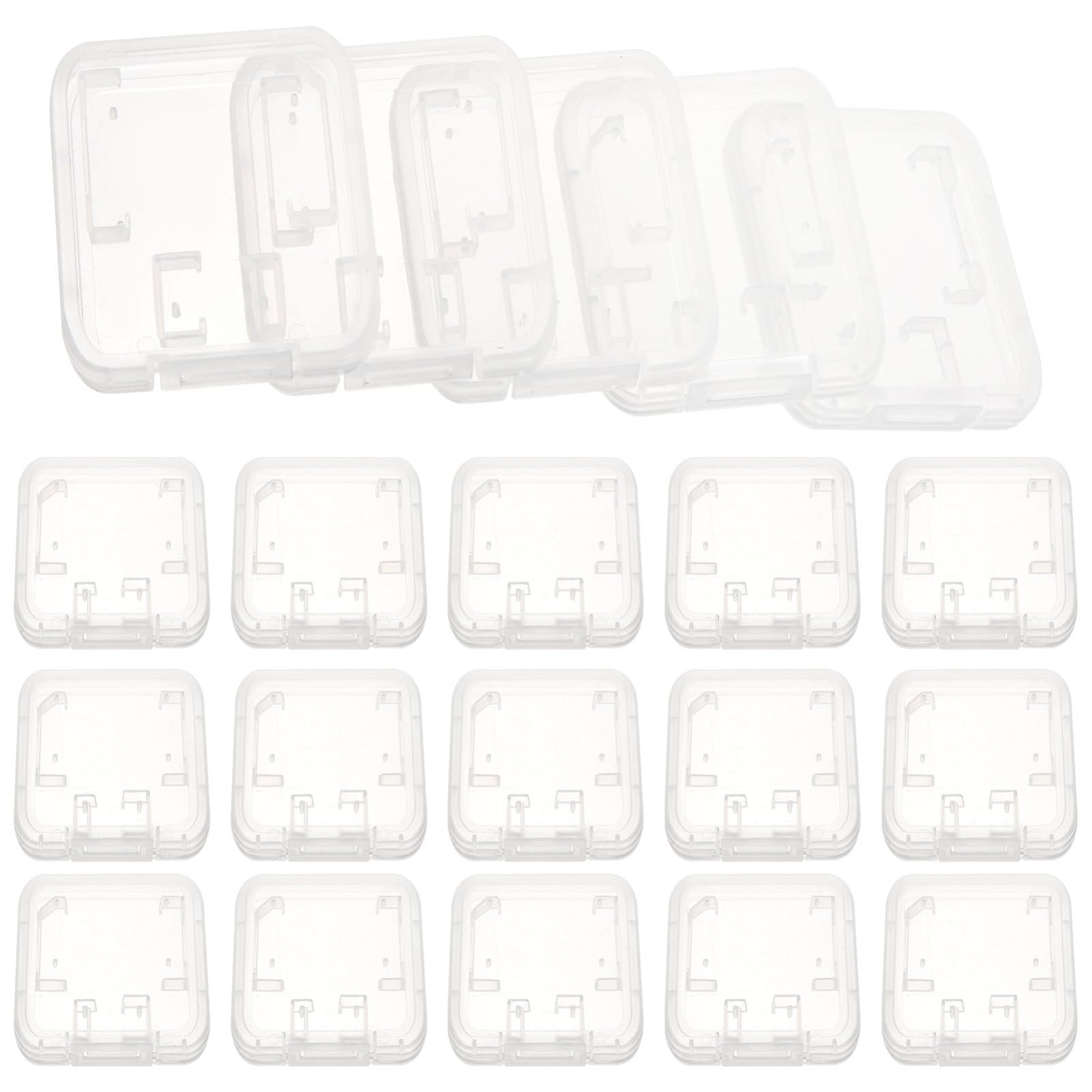 72 Pcs Memory Card Storage Box - Waterproof SD Card Holder Case for Camera, DSLR, GoPro - Compact Plastic Organizer for Memory Cards, USB Drives, SIM Cards - Perfect for Travel, Photography & Office Use