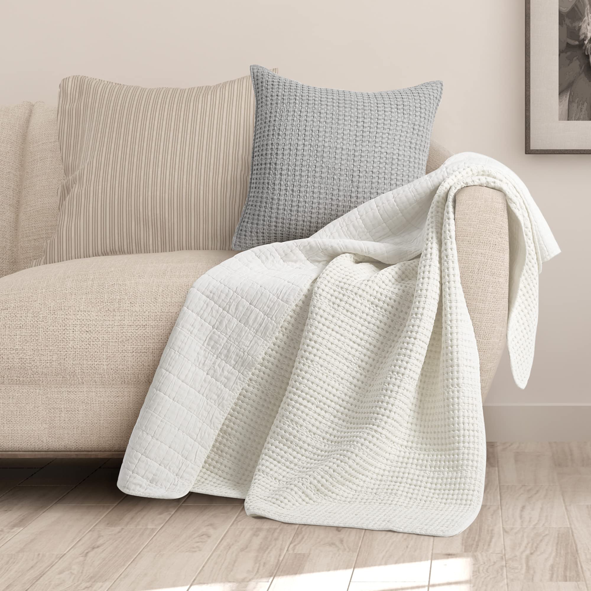 Levtex Home Mills Waffle Throw Blanket - 50