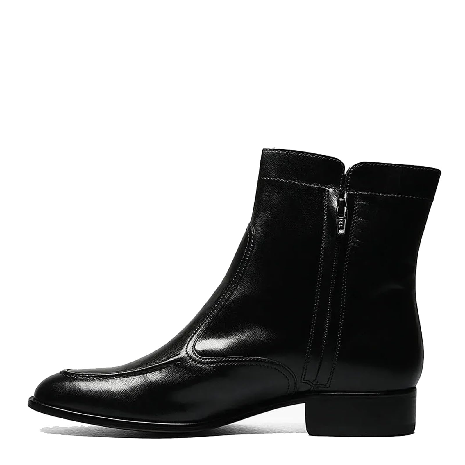 Florsheim Men's Essex Side Zip Boots - Waterproof Leather Ankle Boots for Men, Comfortable & Stylish for Work, Outdoor & Casual Wear