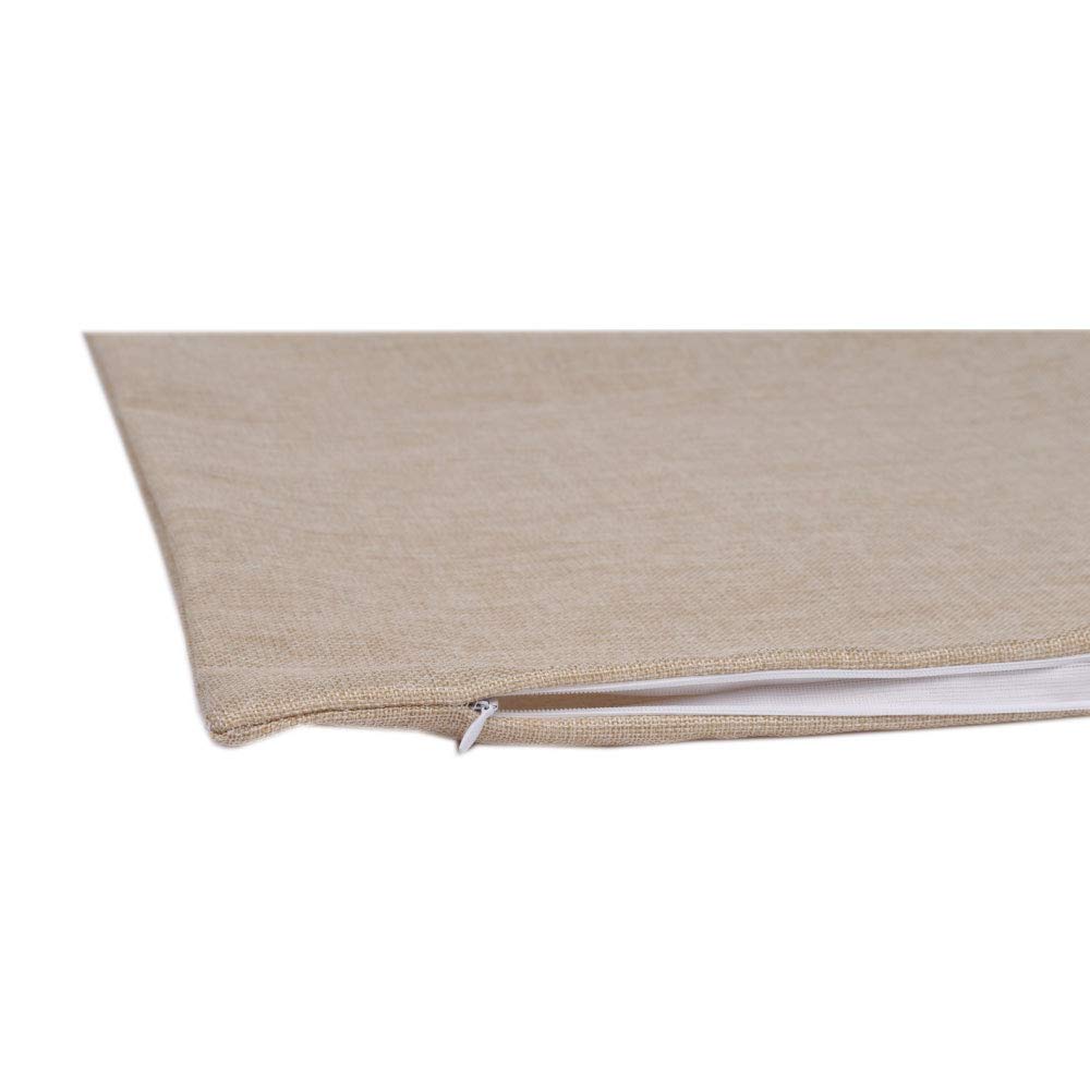 3D Sublimation Blank Linen Pillow Cases with Invisible Zippers - Fashionable Cushion Covers (50pcs/Carton) - US Stock - Perfect for Home Decor, Bedroom Accessories & Gift Giving