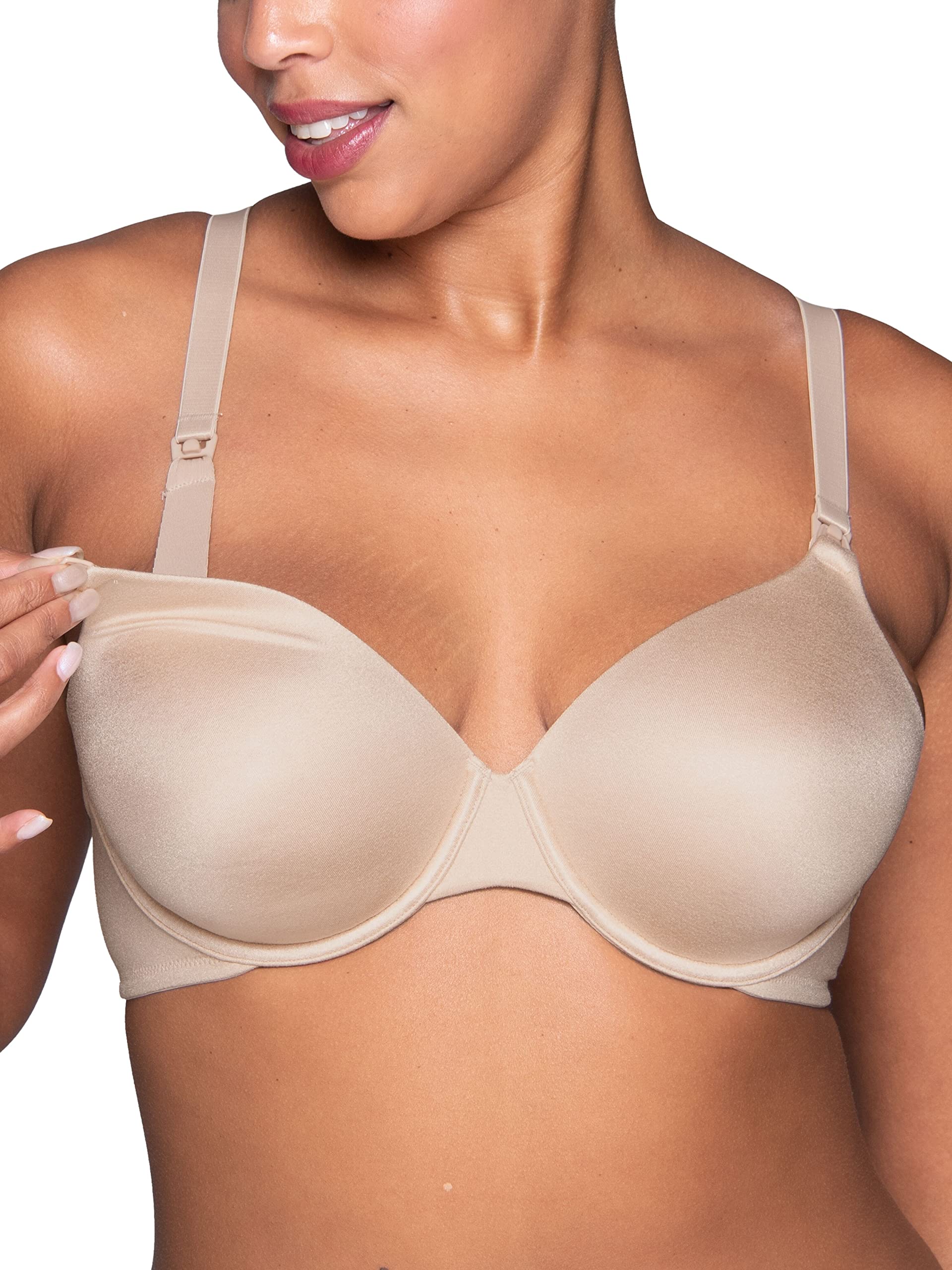 Vanity Fair Women’s Maternity Nursing Bras - Comfortable Front Clip Underwire Bra with Stretch Cups for Breastfeeding | Multipack Options | Perfect for Pregnancy, Nursing & Everyday Wear