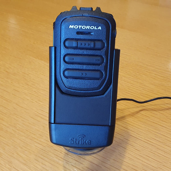 Motorola WM500 Wireless PoC Speaker Mic with Car Mount - Hands-Free Communication for Truckers, Security & Construction Workers (DIY Installation)