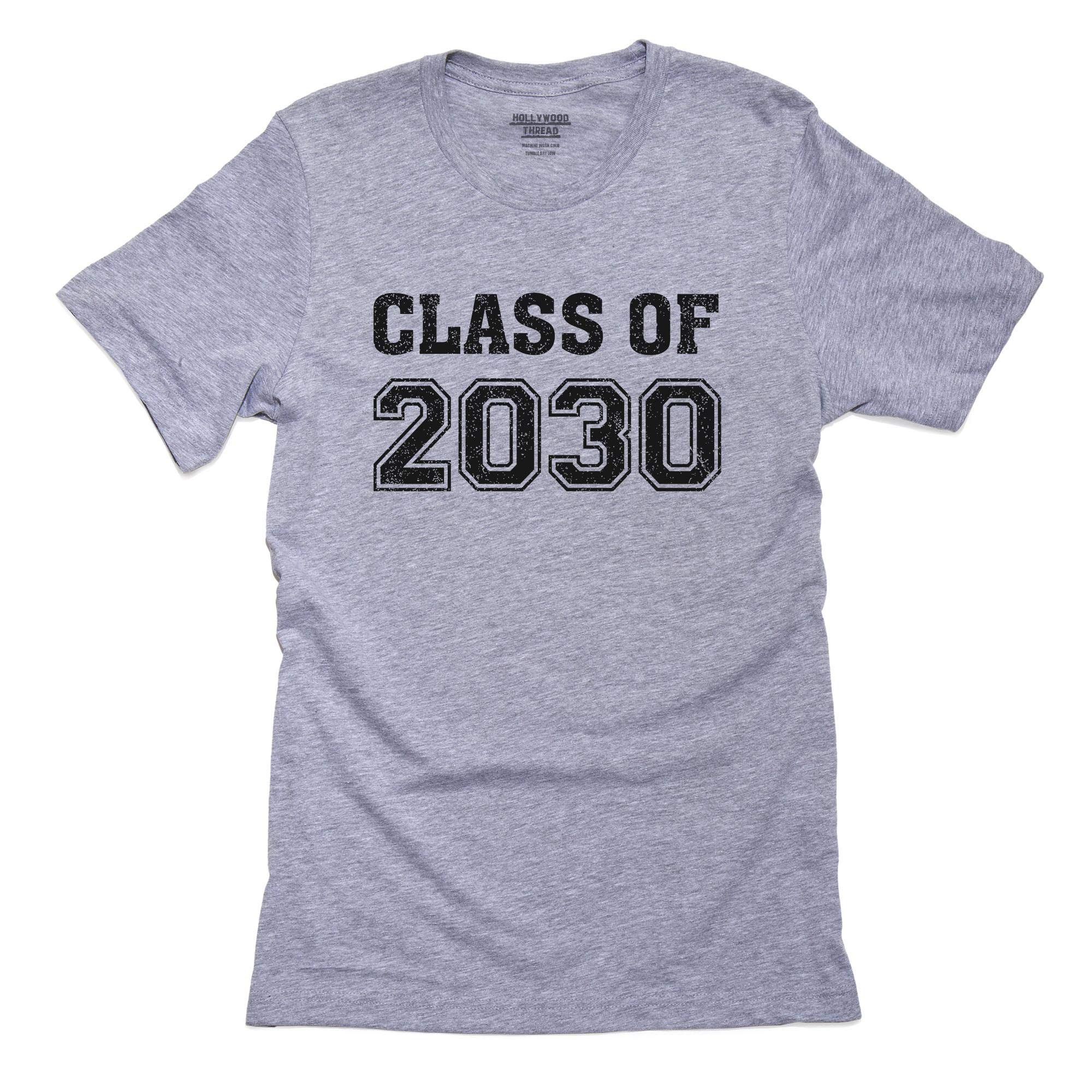 Class of 2030 Graduation T-Shirt for Men - Vintage Style Cotton Tee for High School & College Graduates - Perfect for Graduation Parties, Yearbook Signing & Alumni Events