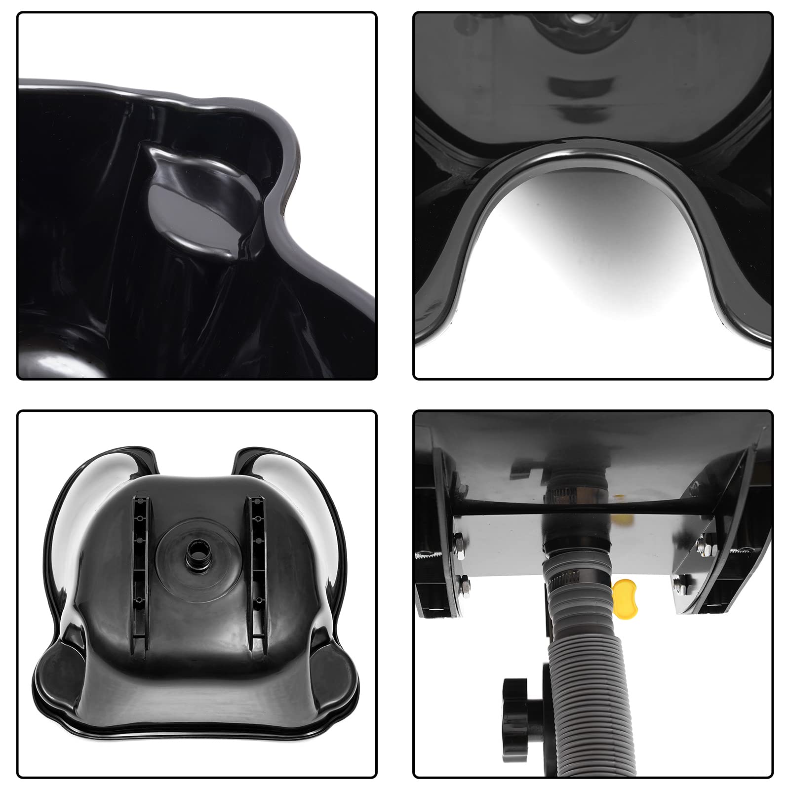 Adjustable Portable Shampoo Bowl - Salon-Grade Hair Washing Basin with Drain for Home & Professional Use | Perfect for Hair Salons, Spas, and At-Home Hair Treatments