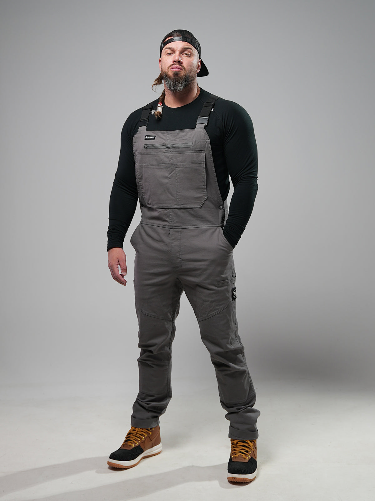 FOREVER OVERALLS Grey - Durable Denim Overalls for Men & Women | Perfect for Work, Casual Wear & Outdoor Activities