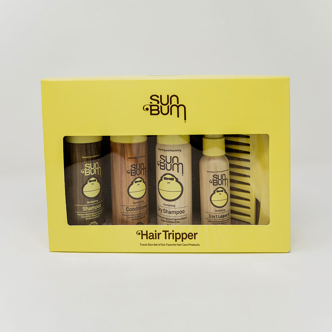 Sun Bum Hair Tripper Travel Box Set - Vegan & Cruelty-Free Hair Care Kit for Beach, Pool & Vacation - Perfect for Travel, Gifts & On-The-Go Styling