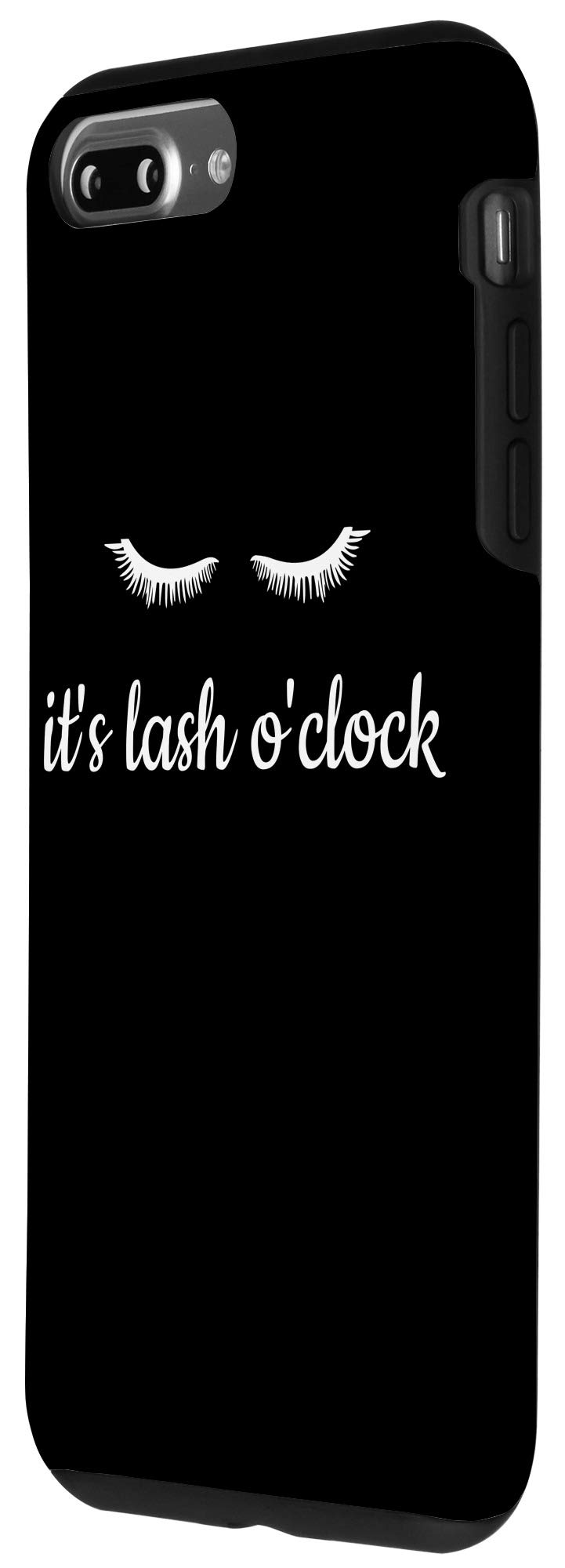 iPhone 7 Plus/8 Plus Eyelash Artist Makeup Case - It's Lash O'Clock Gift Box for Makeup Lovers | Perfect for Travel, Salon & Professional Use