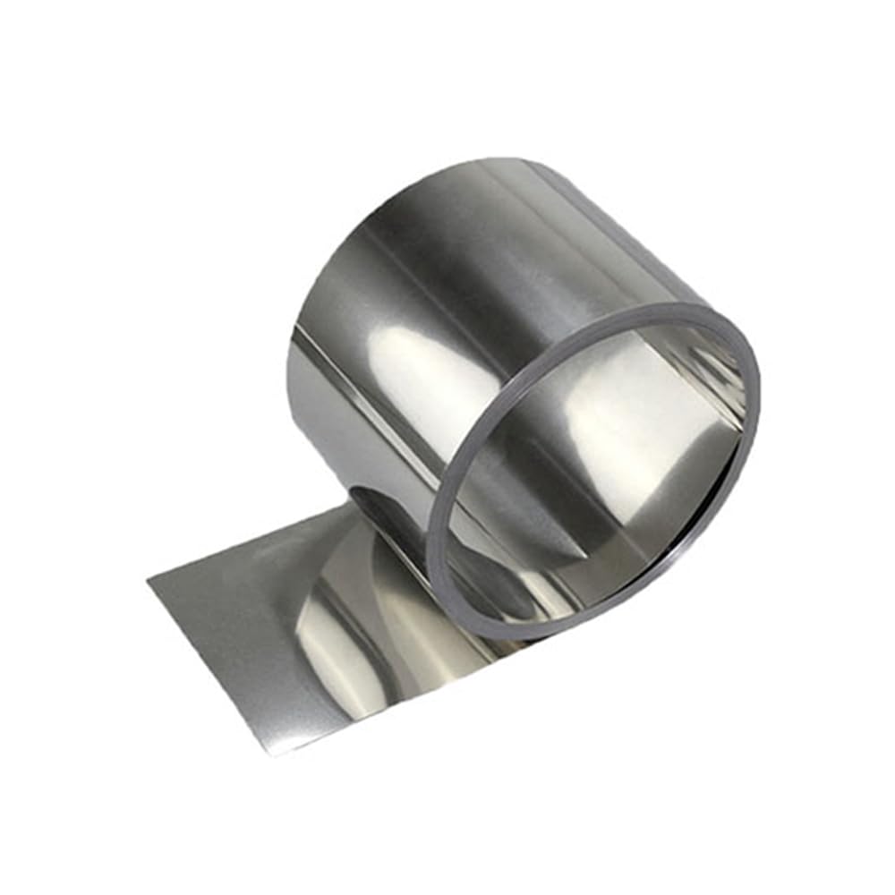 High-Purity Tungsten Foil Sheet Plate 0.05mmx100mmx100mm - Premium Current Collector for Lithium Batteries, Fuel Cells & Electrochemical Applications - Ideal for Battery Research, Lab Experiments & Industrial Use
