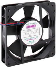 120x120x25mm 24V DC Cooling Fan - Mechatronics E1225E24B3-FS-L6 - High Airflow Quiet Computer Case Fan for PC, Server, Cabinet & Electronics Cooling