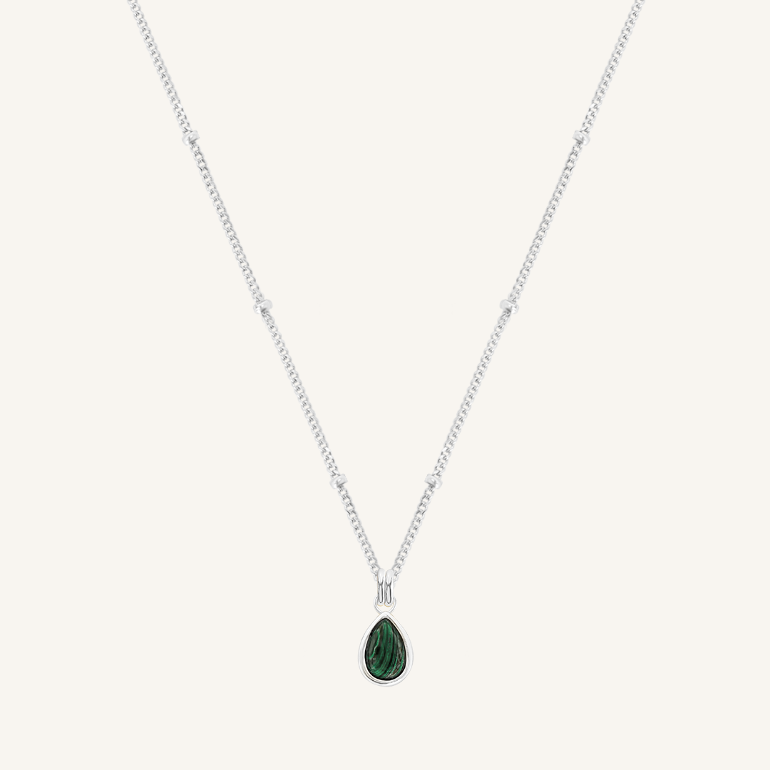Malachite Trove Charm Necklace - Handmade Gemstone Jewelry for Women, Boho Style Healing Crystal Pendant - Perfect for Meditation, Yoga & Spiritual Gifts