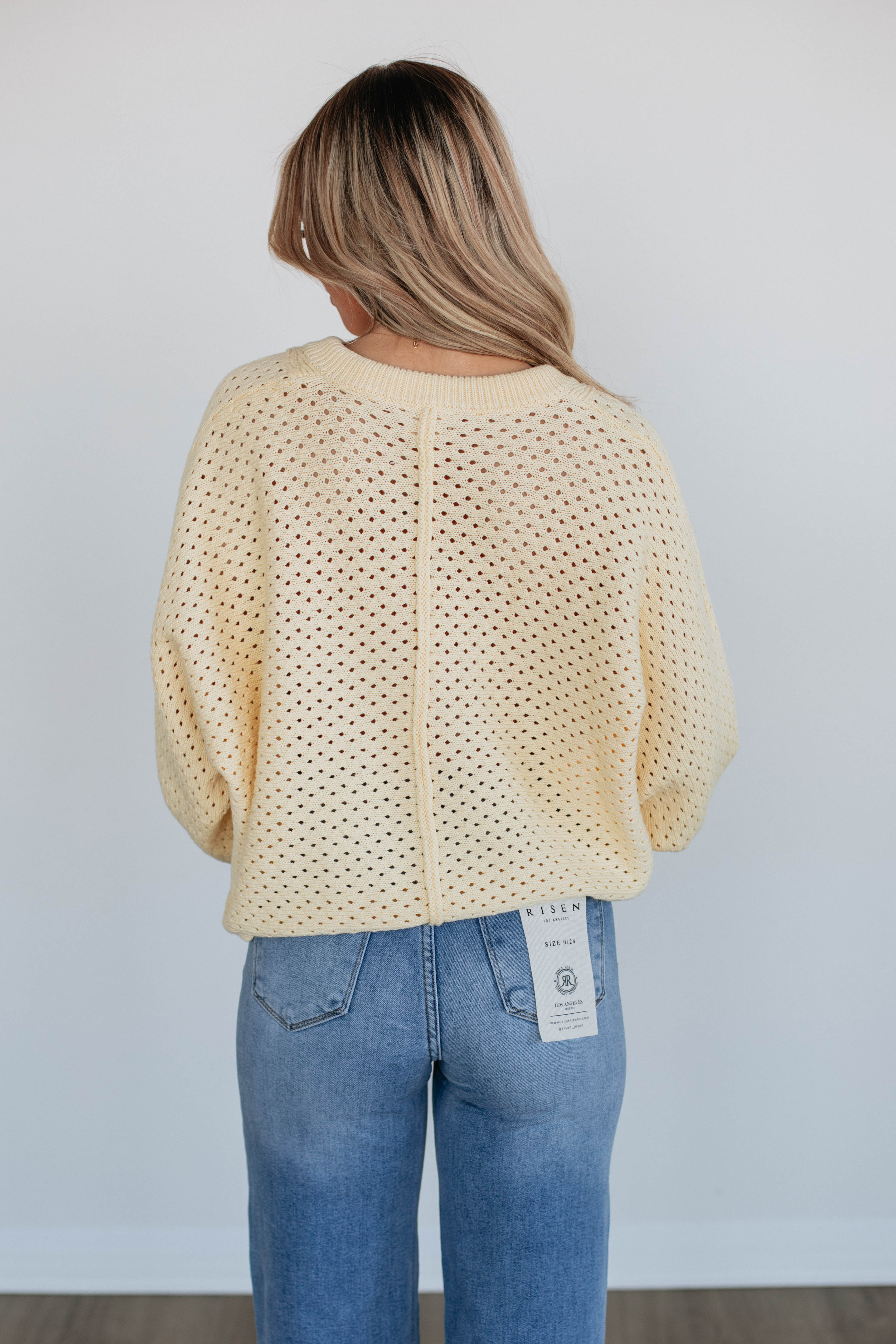 Callee Knit Sweater Women's Daffodil Yellow Cable Knit Pullover - Cozy Winter Fashion for Casual Outings & Office Wear