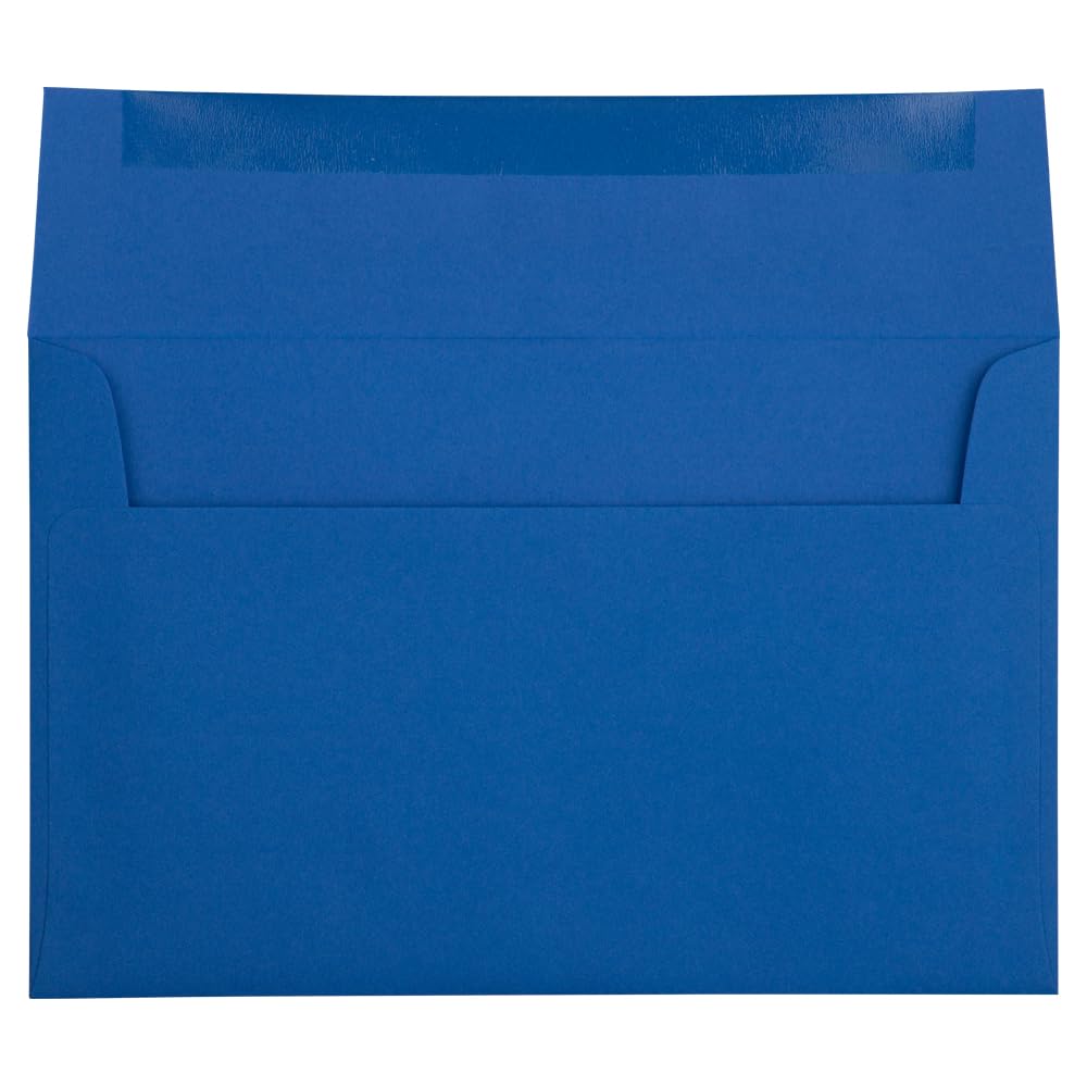 Premium A10 Invitation Envelopes 6 x 9.5 Inches - Presidential Blue - Bulk Pack of 250 - Perfect for Weddings, Business Events & Party Invitations