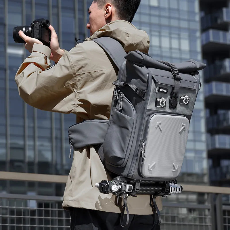 Ulanzi BP04 25L Hard Shell Camera Backpack with Apple Find My Compatibility - Perfect for Travel, Photography & Outdoor Adventures (Model B121)
