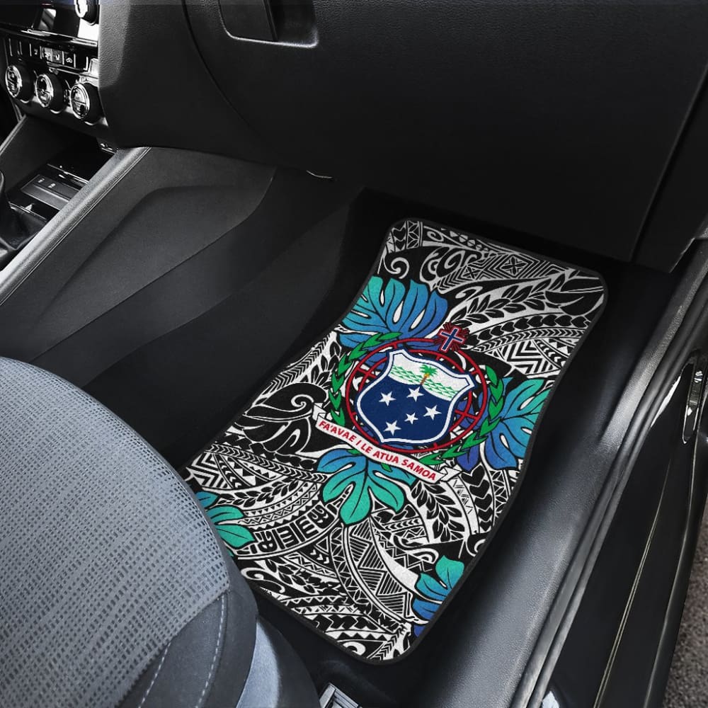 American Samoa Coat Of Arms Car Floor Mats 211904 - All-Weather Custom Fit Auto Accessories for SUV, Truck & Sedan - Perfect for Road Trips & Daily Commute