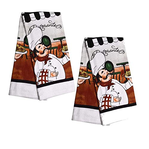 Premium Classic Kitchen Dish Towels Set of 2 - 15