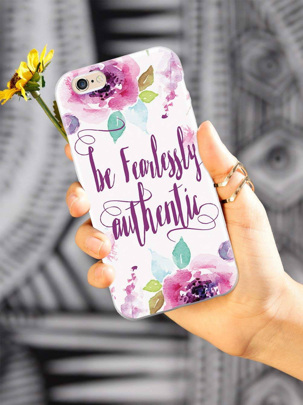 Premium 3D Textured Protective Phone Case for Apple iPhone Xs Max - Shockproof & Anti-Scratch Cover - Be Fearlessly Authentic - Perfect for Daily Use, Travel & Outdoor Activities