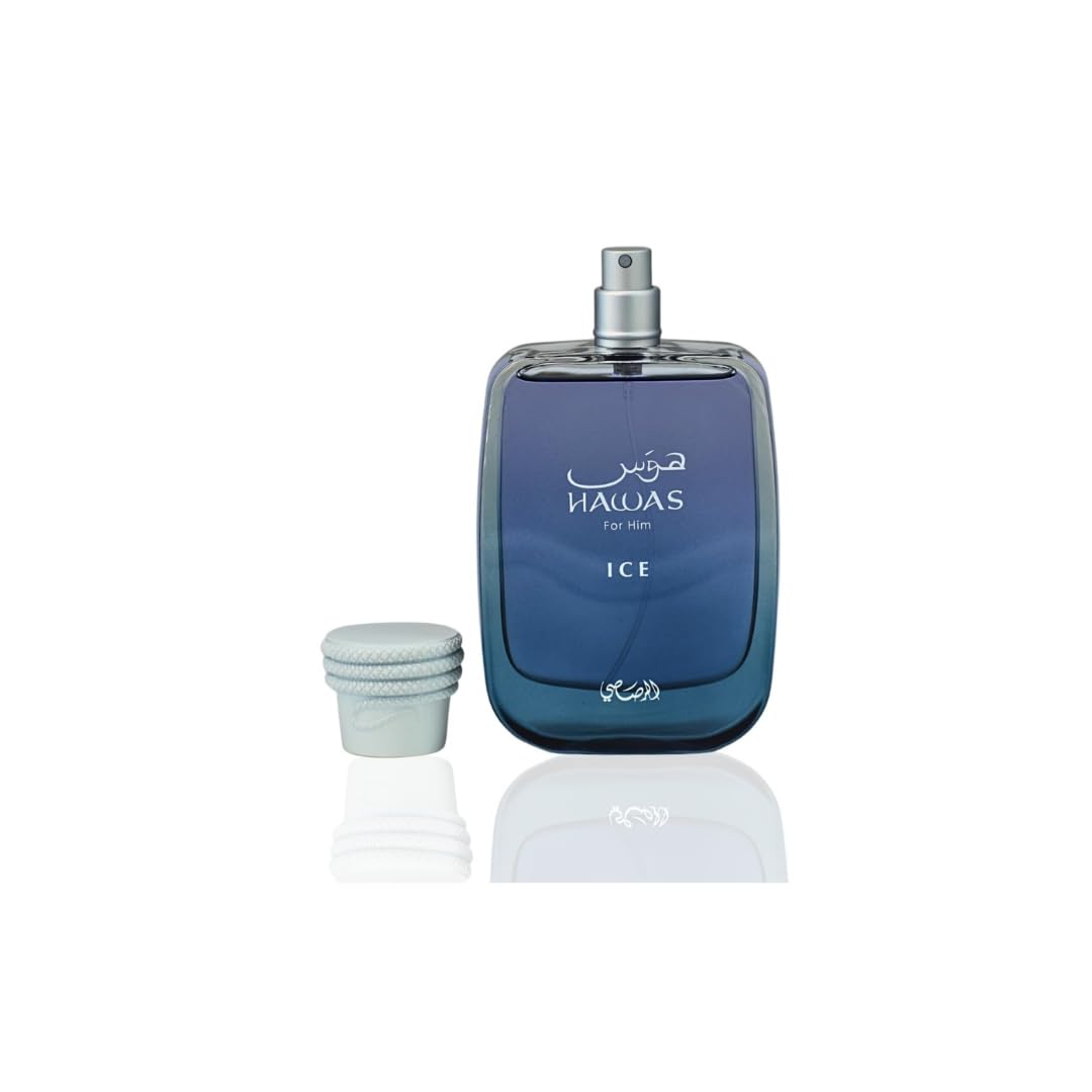 Ice for Men Eau de Parfum - 3.4 oz Long Lasting Fragrance | Premium Arabian Scent | Luxury Cologne for Men | Perfect for Date Night, Office & Special Occasions