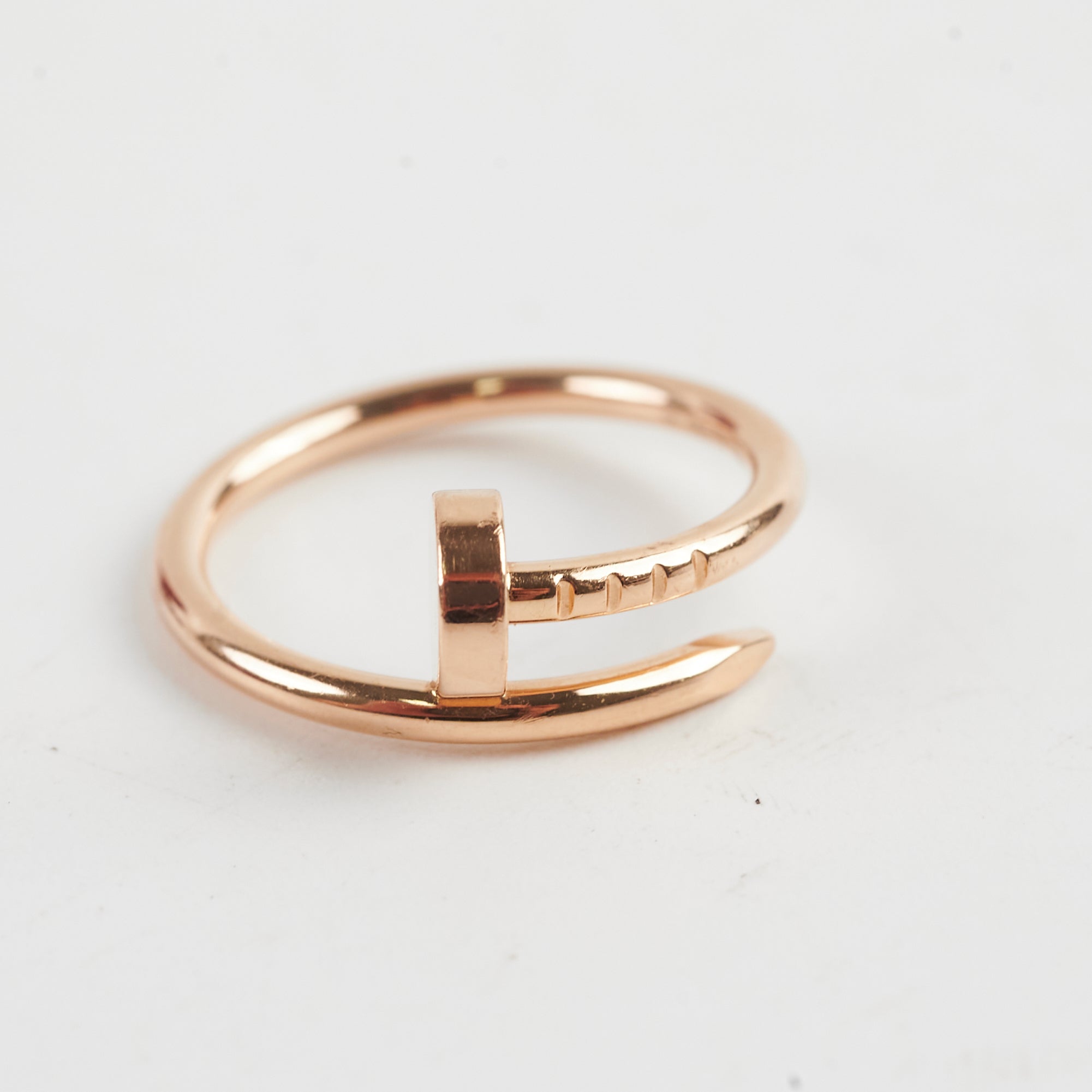 Cartier Juste Un Clou Small Pink Gold Ring Size 49 - Luxury Jewelry for Women, Perfect for Weddings, Anniversaries & Special Occasions