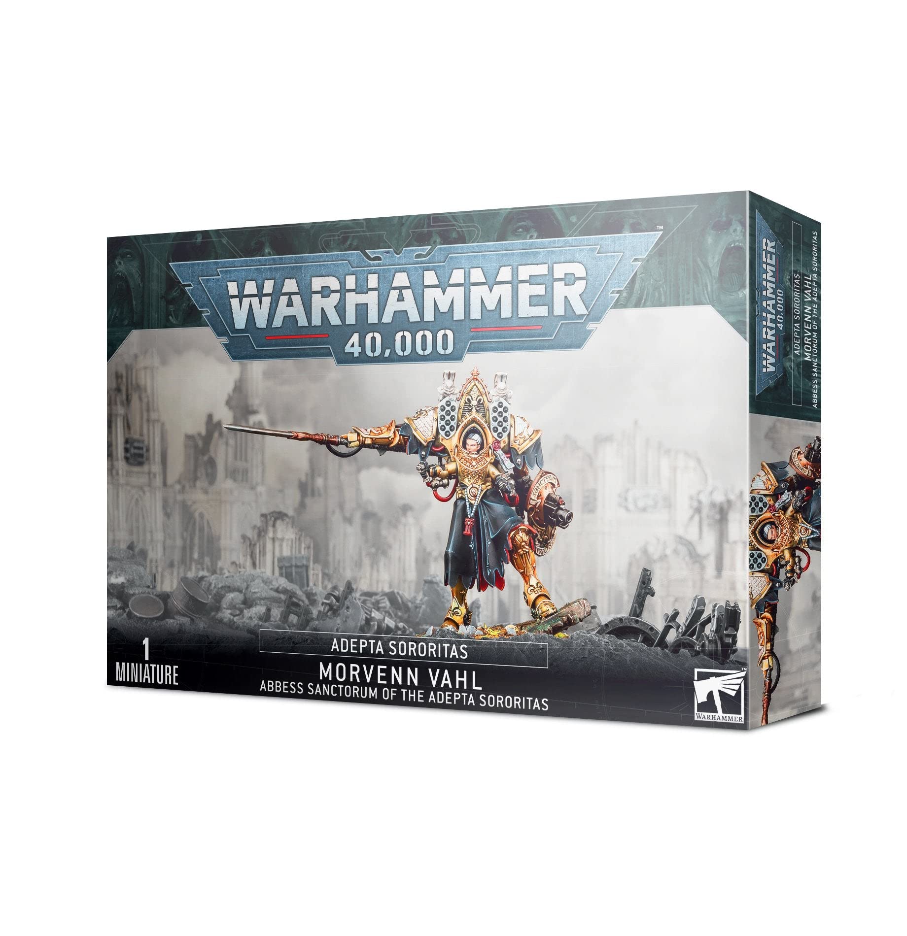 Warhammer 40k Morvenn Vahl Abbess Sanctorum - Adepta Sororitas Miniature for Tabletop Gaming