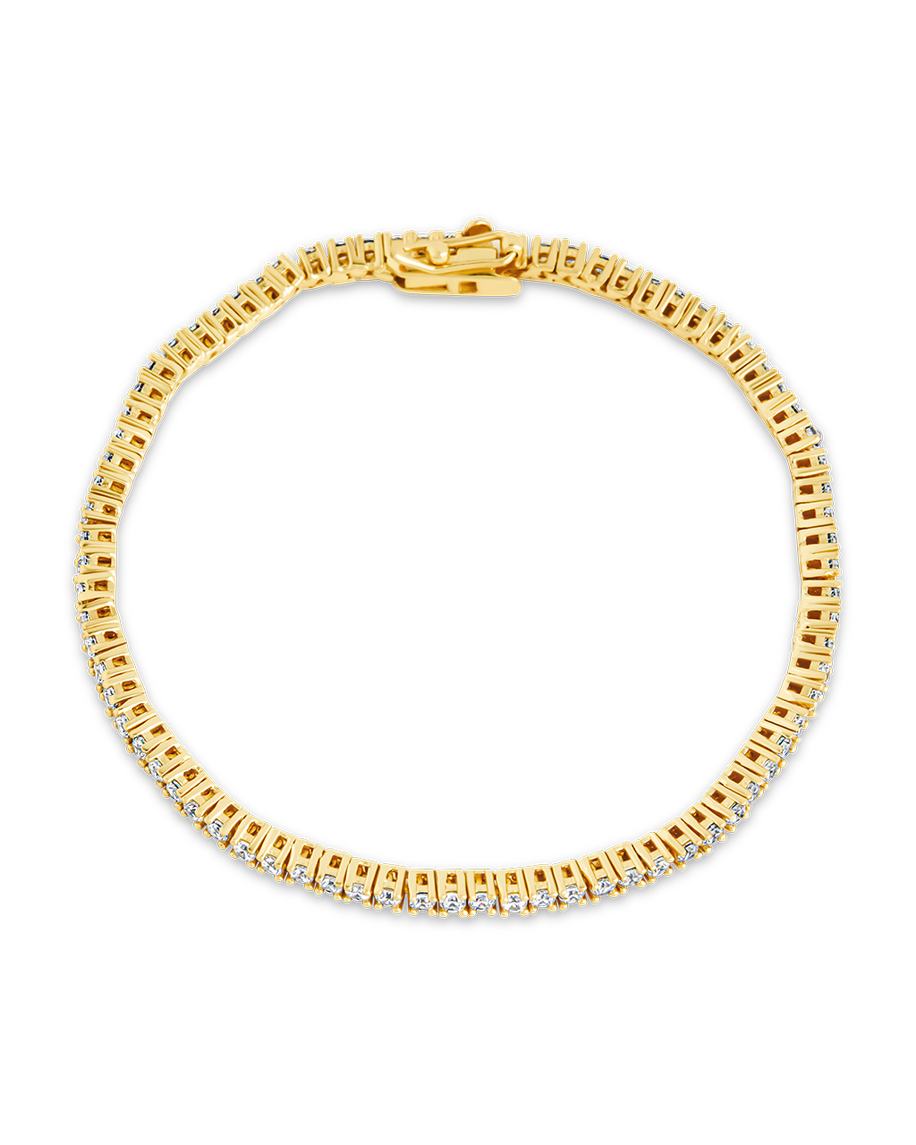 Mirabell CZ Tennis Bracelet for Women - 14K Gold Plated Cubic Zirconia Tennis Bracelet | Elegant Jewelry Gift for Birthday, Anniversary & Special Occasions